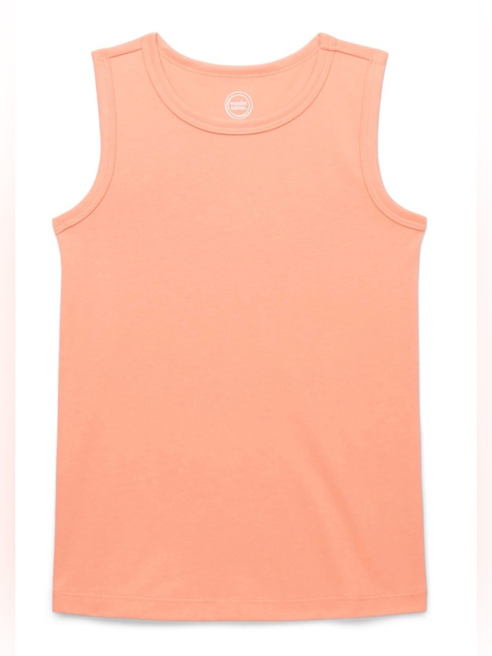 Wonder Nation Boys Tank Top XL 14–16 | Orange Kid Tough Sleeveless
